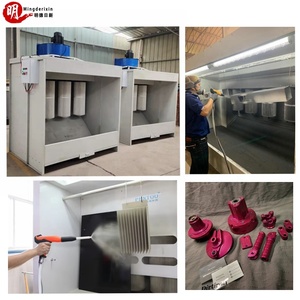 CE Approved Powder Coating <b>Spray</b> Booth Powder <b>Paint</b> Room With Power Coating Gun/<b>spray</b> Booth/curing Oven - Product Image 6