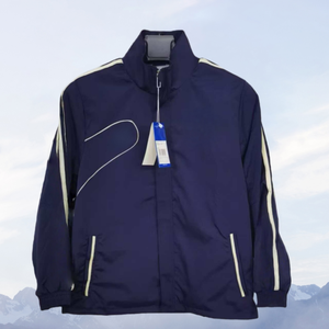 新款男式足球衫拉链防水透气短袖 100% 涤纶圆领四季训练刺绣 - Product Image 2