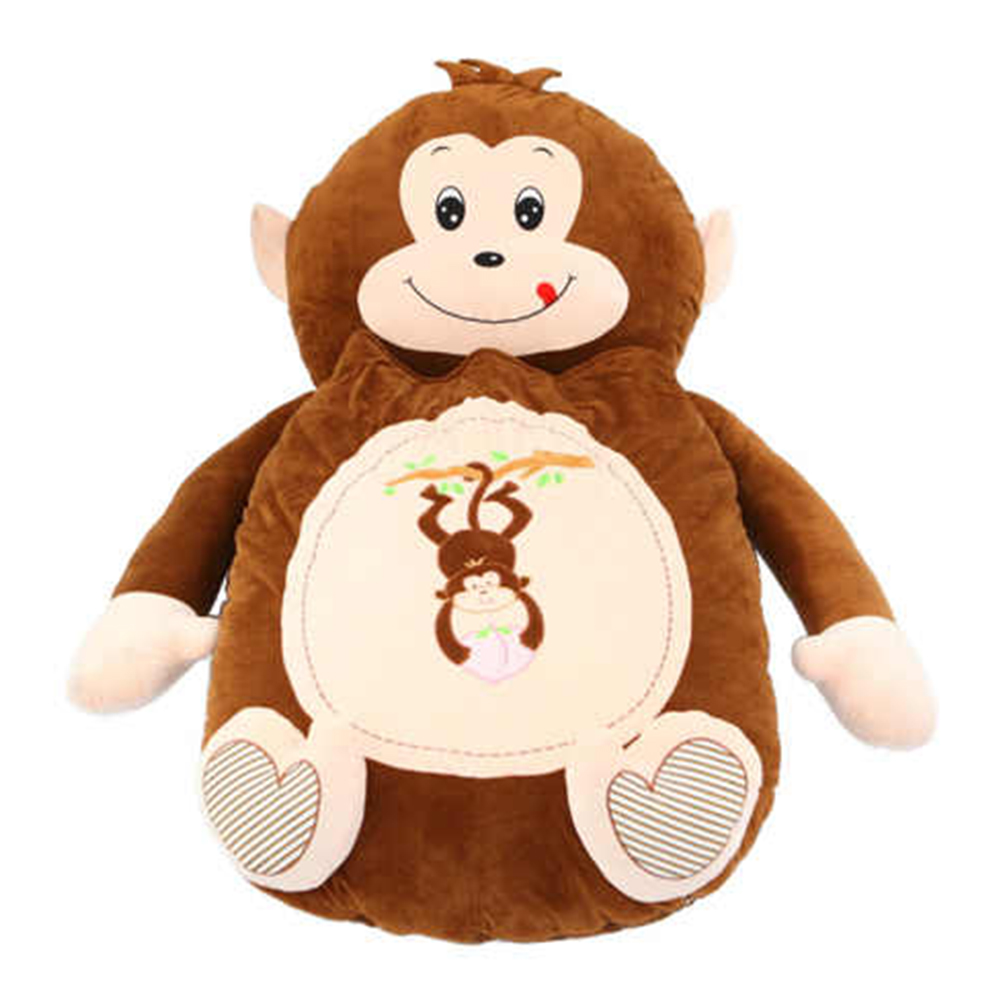 Large Plush Monkey Chair Creative QT Stuffed Animal Storage Bean - Main Image
