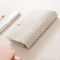 Couverture de planificateur en cuir PU personnalisé, rechargeable, or, 6 anneaux, pour cahier de notes A5, papier, 120 pièces
