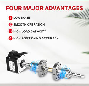 มอเตอร์บอลสกรู Hanpose 1.3a 42HB34-1204-162 ขนาด 34 มม. <span class=keywords><strong>Nema</strong></span> <span class=keywords><strong>17</strong></span> เหมาะสำหรับเครื่องจักรทางการแพทย์ มอเตอร์สเต็ปเปอร์ความเร็วสูงแบบบอลสกรู - Product Image 5
