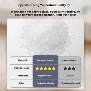 Tabouret en plastique de rotin de Style nordique épaissi empilable moderne Simple tabouret de Table à manger Restaurant Commercial siège à langer - Product Image 4