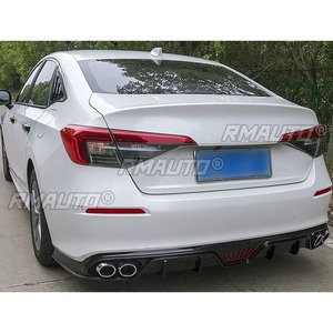 <b>Car</b> Rear Bumper Lip Splitter <b>Diffuser</b> Spoiler Bumper Protector Cover Apron For Honda Civic 11th Gen Body Kit <b>Car</b> Accessories - Product Image 4