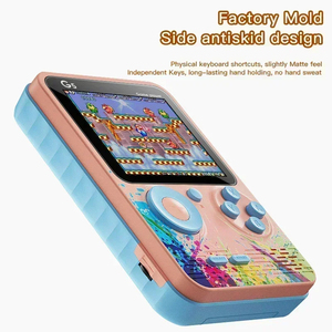 G5 <span class=keywords><strong>Retro</strong></span> 500 juegos clásicos consola de juegos portátil pantalla de 3,0 pulgadas Gamepad portátil Macaron Color batería recargable jugadores - Product Image 2