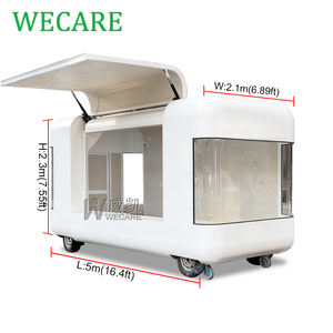 Remorque Wecare Food Truck Mobile pour Hot-Dogs et Snacks Équipée d'une Cuisine Complète pour Bar à Café et Vente Ambulante - Product Image 2