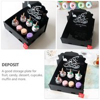 Assiette à dessert Eid ornement alimentaire plateau à gâteau décoration de la maison musulmane plateau à bonbons en acrylique plateaux de Ramadan en acrylique