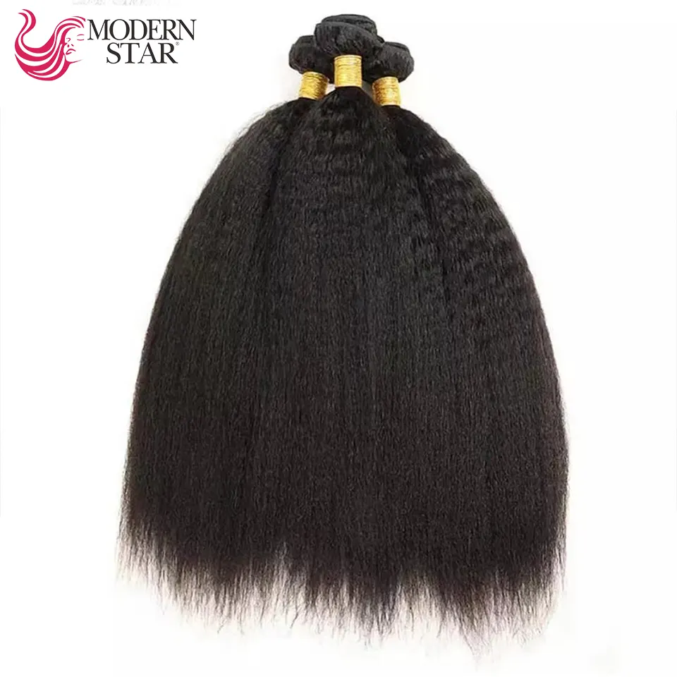 Vendors 100% Cuticle Aligned Indian Yaki Kinky Straight Virgin Human Hair Weave Bundles Raw Indian Human Hair Extensions