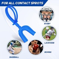 Protège-dents de rugby personnalisé avec sangle – Équipement de protection dentaire pour adulte, idéal pour la protection contre les chocs sportifs