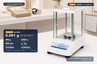 Balance analytique JA3003, précision 0,001 g (1 mg), balance de laboratoire 300 g avec écran de protection en verre, vente en gros