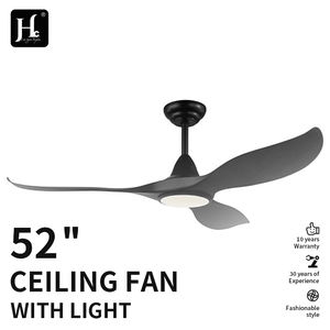 Ventilador de Techo Asiático de Baja Velocidad con Buen Flujo de Aire, Aspas Negras de 52/42 Pulgadas, con Luces LED, Control Remoto, Motor de Corriente Continua de 6 Velocidades y Bajo Nivel de Ruido - Product Image 4