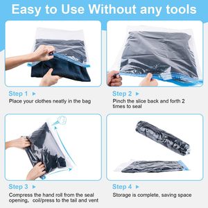 Borsa di stoccaggio <span class=keywords><strong>sottovuoto</strong></span> trasparente di alta qualità <span class=keywords><strong>per</strong></span> la casa di viaggio spazio compressione minimalista compressione coperte <span class=keywords><strong>cappotti</strong></span> vestiti - Product Image 5