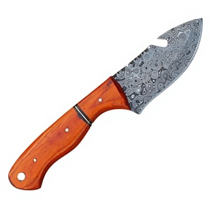 Cuchillo de caza personalizado para exteriores con hoja de acero inoxidable y mango personalizado OEM, cuchillos de caza personalizados. - Product Image 1