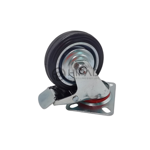 Prix d'usine, roulettes en PVC pivotantes à 360 degrés, freinables, sur mesure, pour le <span class=keywords><strong>transport</strong></span> <span class=keywords><strong>de</strong></span> meubles, la logistique industrielle - Product Image 6