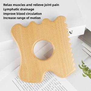 Nuova tavola da massaggio per tutto il corpo in legno di faggio per raschiare le compresse per viso e collo - Product Image 3