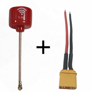 เสาอากาศไวไฟแบบเห็ด 5.8GHz 2.5dBi กำลังขยายสูง ระยะไกล สำหรับภายนอกอาคาร 5.8G พร้อมหัวต่อ XT60 สำหรับปีกโดรน - Product Image 1