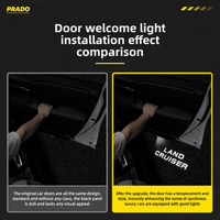 Lumière de bienvenue pour portière, éclairage au sol, accessoires de modification pour Toyota Prado LC250, compatible avec les nouveaux modèles Prado 2024-2026