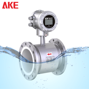 CE-Zertifizierter AKE EMF22 Digitaler Elektromagnetischer Durchflussmesser Edelstahl DN150 Abwasser- und Kläranwasser-Durchflussmesser Klasse 0,5 - Product Image 1
