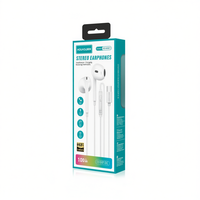 Écouteurs intra-auriculaires filaires 3-en-1 avec interface Type-C, transducteur dynamique, en plastique, câble de 1,2 m, sans bruit