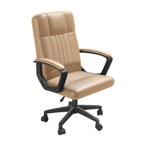 Các nhà sản xuất giá rẻ da máy tính xoay ghế với tay vịn cố định tay vịn Ergonomic phân cao trở lại xoay Ghế văn phòng - Product Image 3