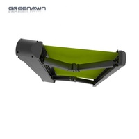 Auvent d'extérieur imperméable, Auvent rétractable et motorisé en aluminium, Protection contre les UV, pour Restaurant, livraison rapide, 1 pièce
