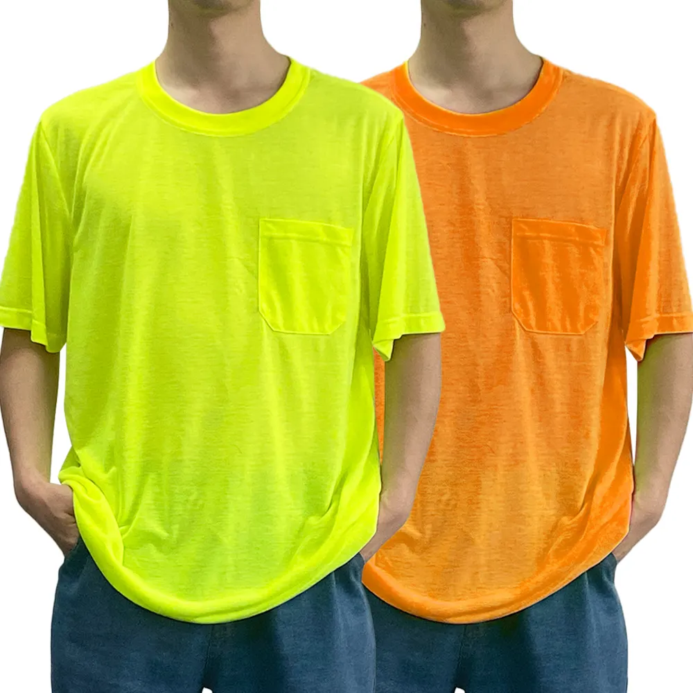 Hi Vis Werkkleding Plus Size Veiligheid T-shirt Custom Werk Polo Veiligheid Shirt