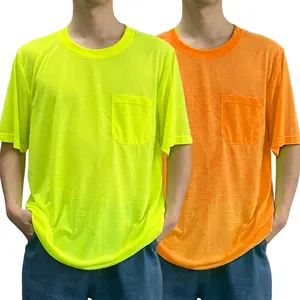 Hi Vis-Camiseta de seguridad de talla grande, ropa de trabajo personalizada, Polo de seguridad