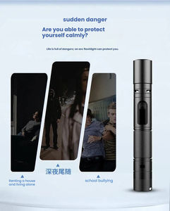 Linterna de Autodefensa de Arco de Alto Voltaje para Niñas, para Correr de Noche al Aire Libre, Ciclismo, Resistente al Agua IP65, Recargable, Haz Ajustable de 50-100 m - Product Image 1