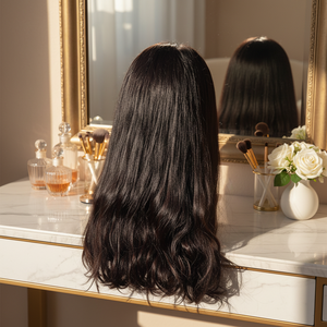 Oferta caliente: Peluca de cabello humano brasileño a granel con onda natural/suelta, estilo negro, extensiones de cabello con puntas de un solo trama - HAIR4WIG - Product Image 1