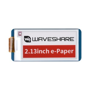 หน้าจอ E-Paper HAT (B) ขนาด 2.13 นิ้ว, 250x122, สีแดง/ดำ/ขาว, อินเทอร์เฟซ SPI - Product Image 1