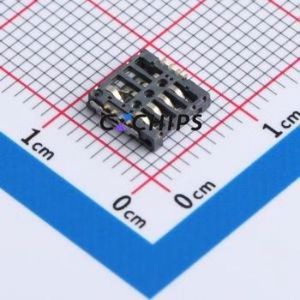 C7809-01 SIM Card Connector SMD Connector Flip Cover Type Nano SIM Card 1.7mm - Product Image 2