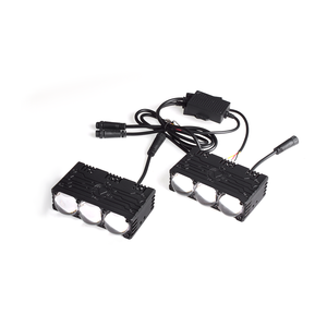 Foco LED Externo Luxlion de 3 Lentes para Motocicleta, Bombilla Grande Súper Brillante, Faros Delanteros para Pedales, <span class=keywords><strong>Triciclo</strong></span>, Pavimento, Luz Potente - Product Image 4