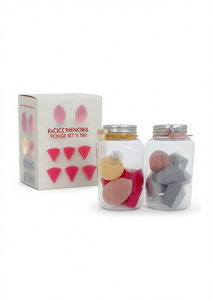 Ensemble d'éponges de maquillage Facicchenobil X192 sans latex, lavables, outils de beauté - Product Image 1