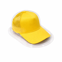 Boîte d'emballage en plastique transparent jetable PET PVC PP, type clamshell, pour casquette de baseball, forme personnalisable, impression UV, sous vide
