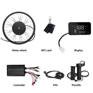 Popular 48V 3000W Kit de conversión de bicicleta eléctrica 26*1,95 Tamaño de caída 135mm con NUEVA pantalla Velocidad rápida - Product Image 4
