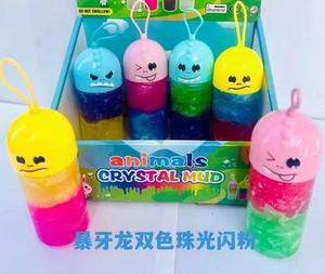 ของเล่นสไลม์คริสตัลแบบขายส่ง ใหม่มาแรง สไลม์เปล่งประกายสีสันสดใส เปลี่ยนสีได้ ของเล่นสไลม์วิเศษ - Product Image 4