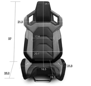 Factory Wholesale car Bucket <span class=keywords><strong>Seats</strong></span> Renn sitze Liegen aus grauem Leder Carbon Fiber Bucket <span class=keywords><strong>Seats</strong></span> - Product Image 3