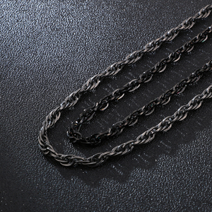 KALEN 660*5mm Nero Lunga Catena A maglia Collana Per Gli Uomini - Product Image 3