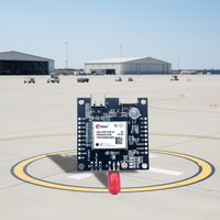 Modul GNSS RTK ZED-F9P Asli, Papan Penerima GPS Presisi Tinggi Tingkat Sentimeter untuk Survei UAV/Drone Industri Tingkat Tinggi
