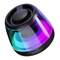 Mini haut-parleur sans fil Bluetooth 5.3 de 5W en gros avec lumière RGB, prise en charge de la carte TF, port Type-C pour téléphones mobiles