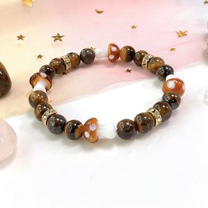 Pulsera de Piedra Natural con Cuentas de Vidrio Coloridas, Diseño Personalizado de Nuevos Comenzos, Lista para Enviar (RTS) - Product Image 4