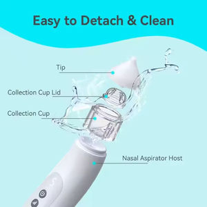 Aspirateur nasal manuel portable très vendu, professionnel, pour l'élimination du mucus et des mucosités, avec contrôle de la puissance d'aspiration à plusieurs niveaux - Product Image 5