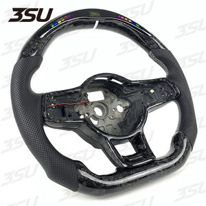 Volksvagen mk7 गोल्फ gtd <span class=keywords><strong>r</strong></span> gtd <span class=keywords><strong>r</strong></span>-gtd <span class=keywords><strong>r</strong></span>-लाइन संस्करण के लिए वास्तविक कार्बन फाइबर स्टीयरिंग व्हील - Product Image 2