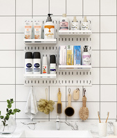 Cuisine en acier inoxydable fournitures uniques articles tenture murale organisateurs d'étagères rangement supports de vaisselle assiette étagère à épices ensemble