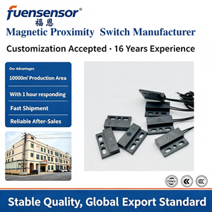 Fuensensor Magnetic Proximity Switch <b>ABS</b> Material N.O/N.C Contact 10-30mm Sensing Range 110V/220V IP22 - Product Image 1