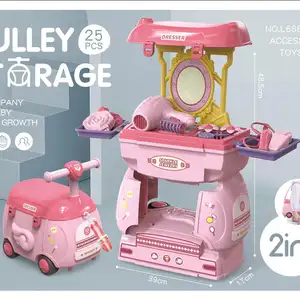 Ensemble de jouets 2 en 1 Docteur Makeup Engineer Kitchen Ensemble de jouets pour enfants