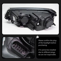 Kit de mise à niveau des feux avant style Tear Eye pour VW Touareg 2011 2012 2013 2014 2015, avec feux de jour LED complets