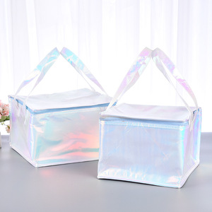 Sac isotherme Autonomy Square en tissu non tissé, glacière portable pour la livraison de thé au lait - Product Image 1