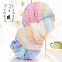 Fil de velours épais de 2 cm pour tricot à la main, fil chenille en gros