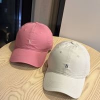 Casquette Vintage en Gros pour Hommes et Femmes, Broderie en Coton Lavé, Lettre Brodé, Couronne Souple