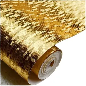 goldene metallische pvc-folien für pvc-wandplatte dekorativ